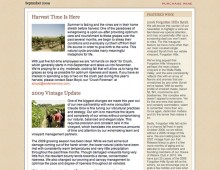 Waters Winery HTML Email